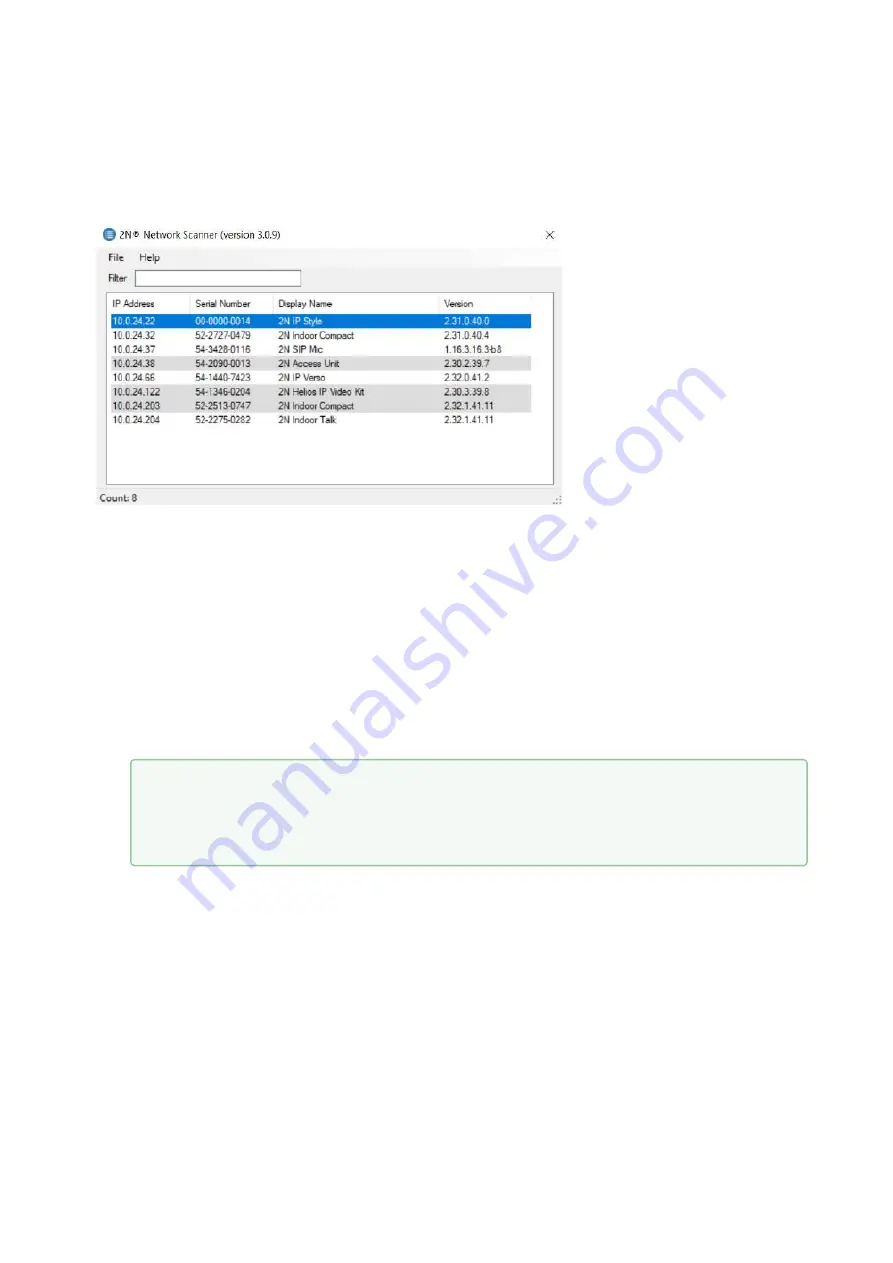 2N IP Style 9157101 Installation Manual Download Page 72