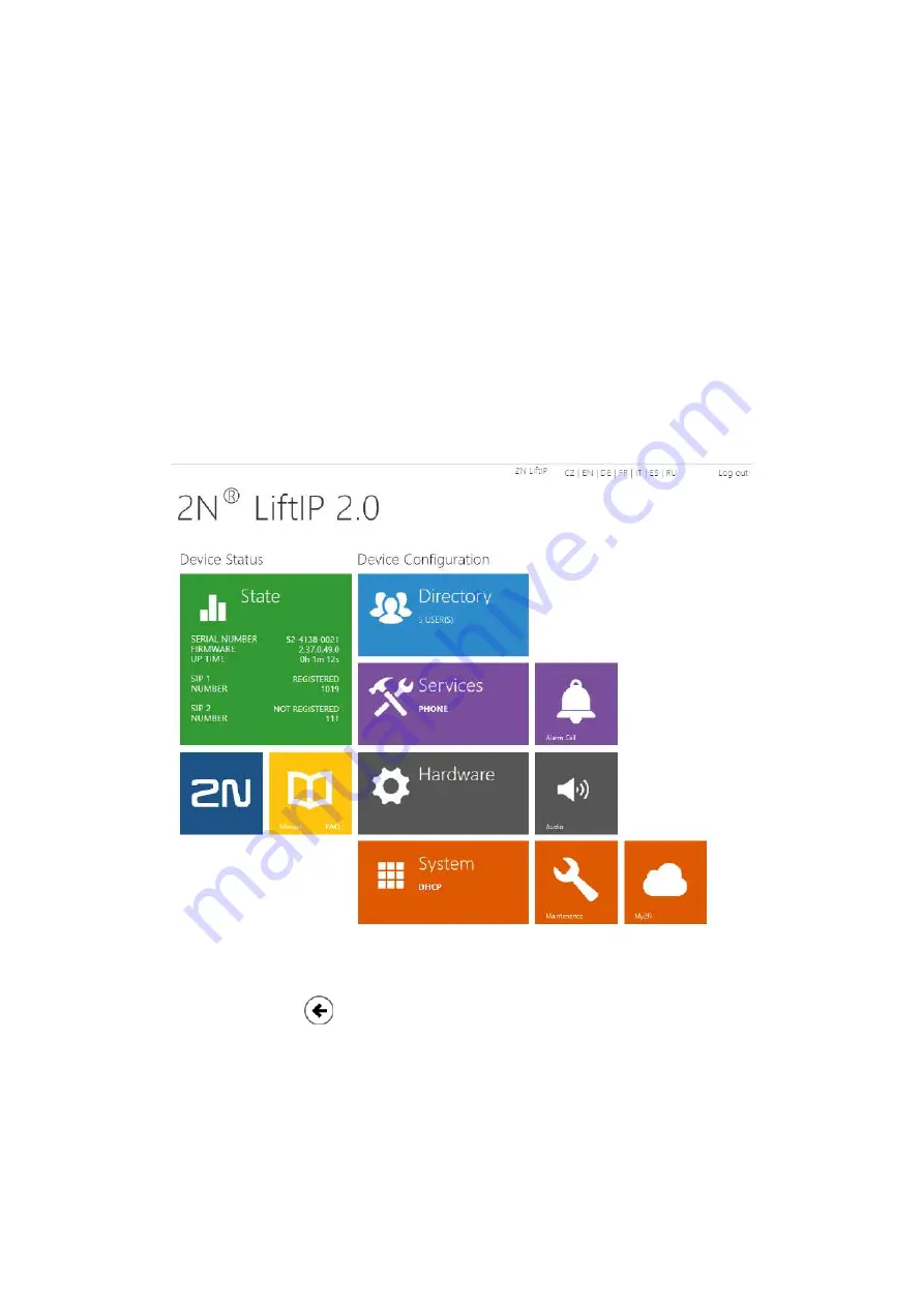 2N LiftIP 2.0 User Manual Download Page 44