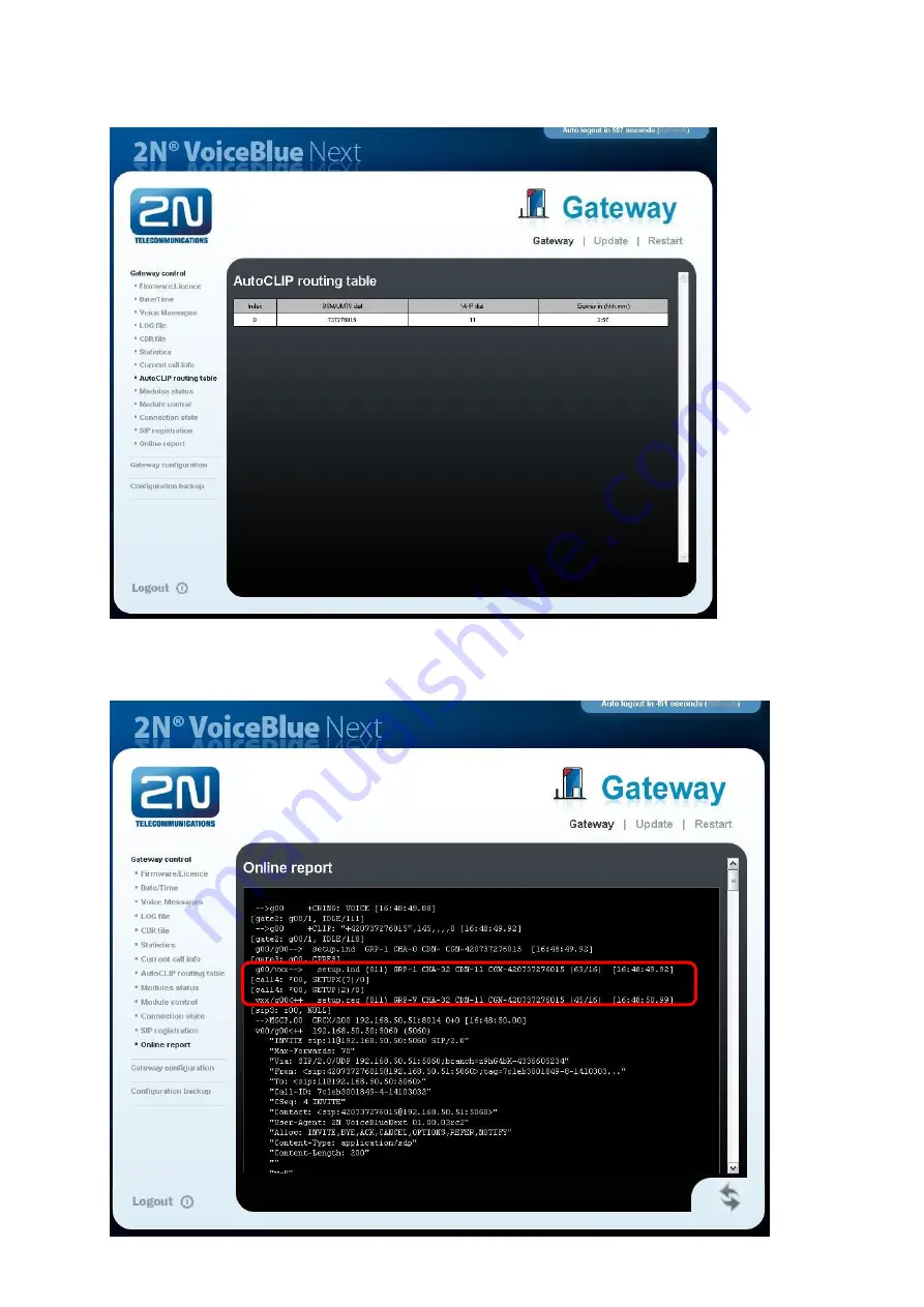 2N VoiceBlue Next Quick Manual Download Page 3