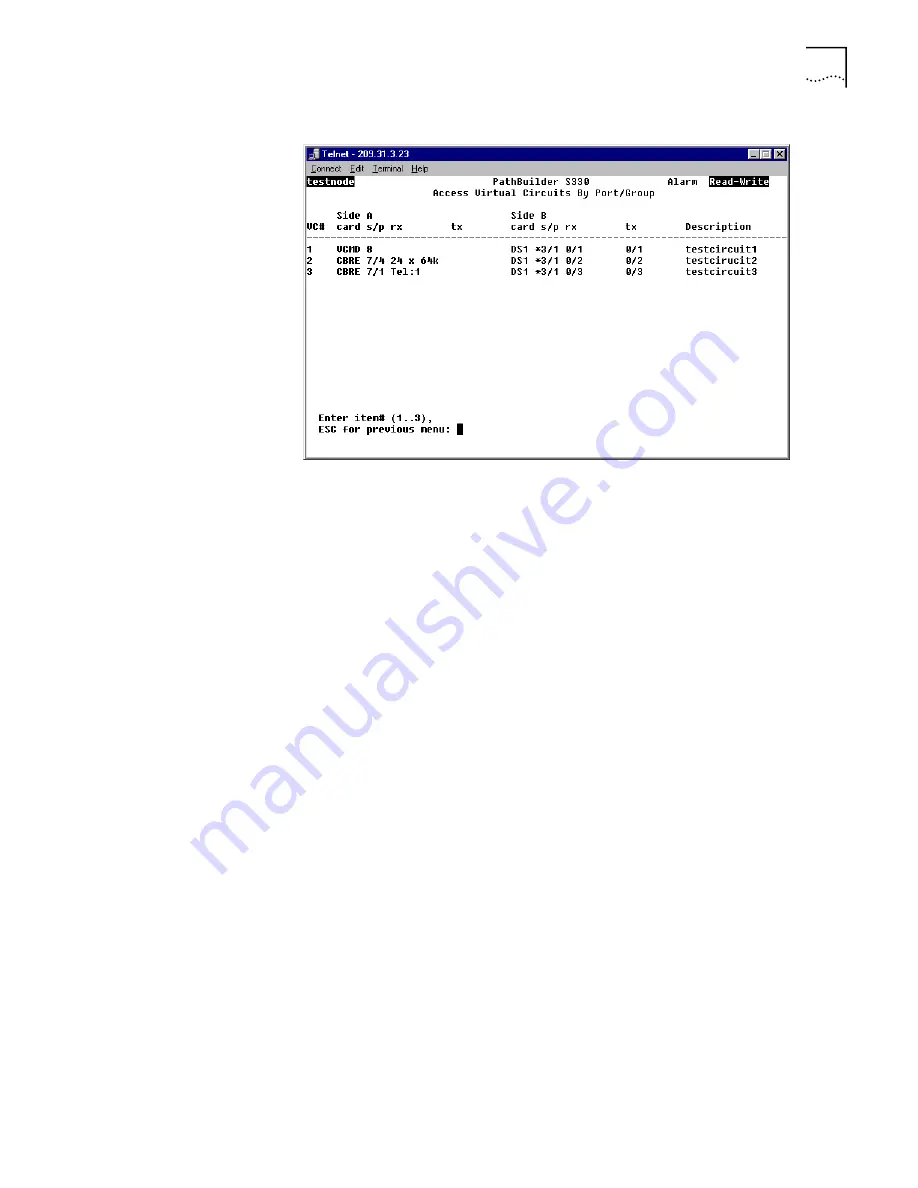 3Com 3C63311 - SuperStack II PathBuilder S310 Bridge/router Reference Manual Download Page 171