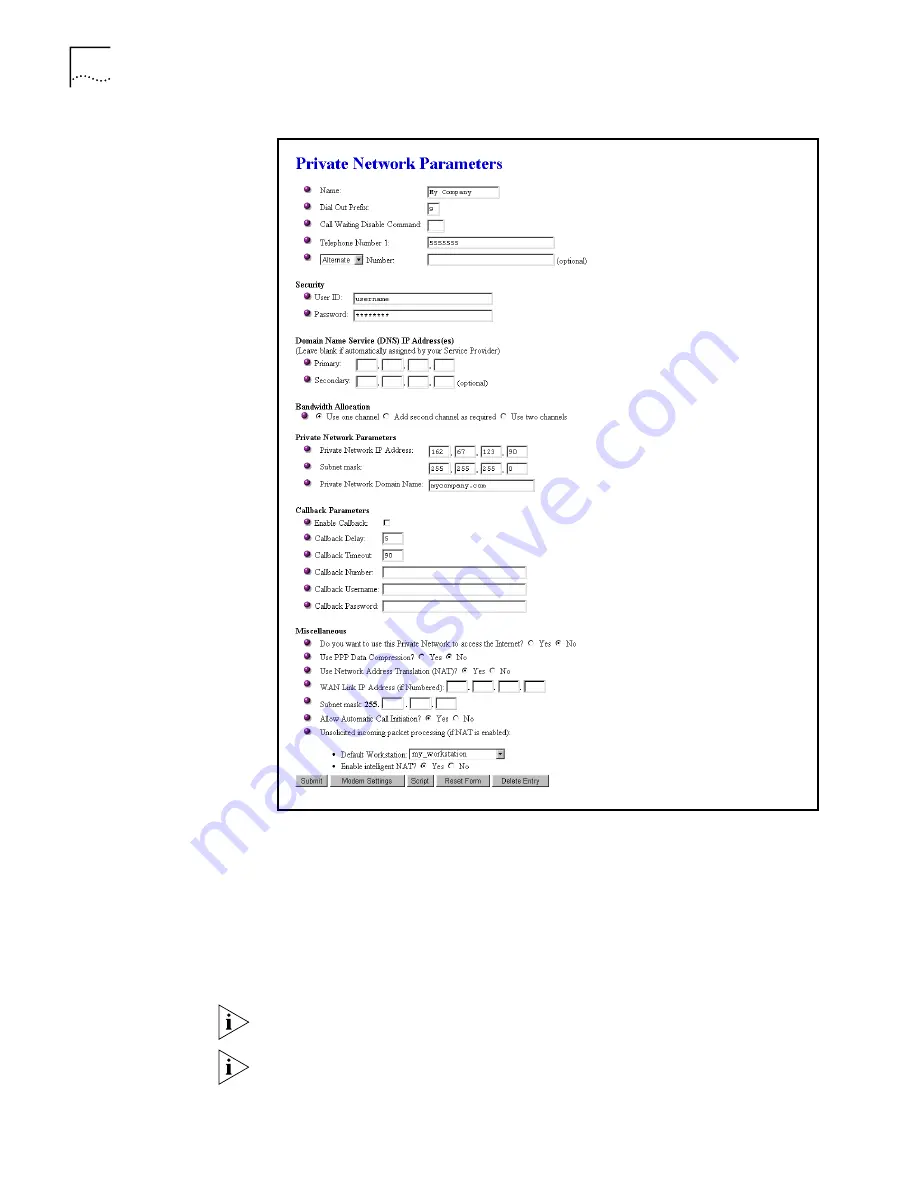 3Com 3C888 - OfficeConnect Dual 56K LAN Modem Router User Manual Download Page 64