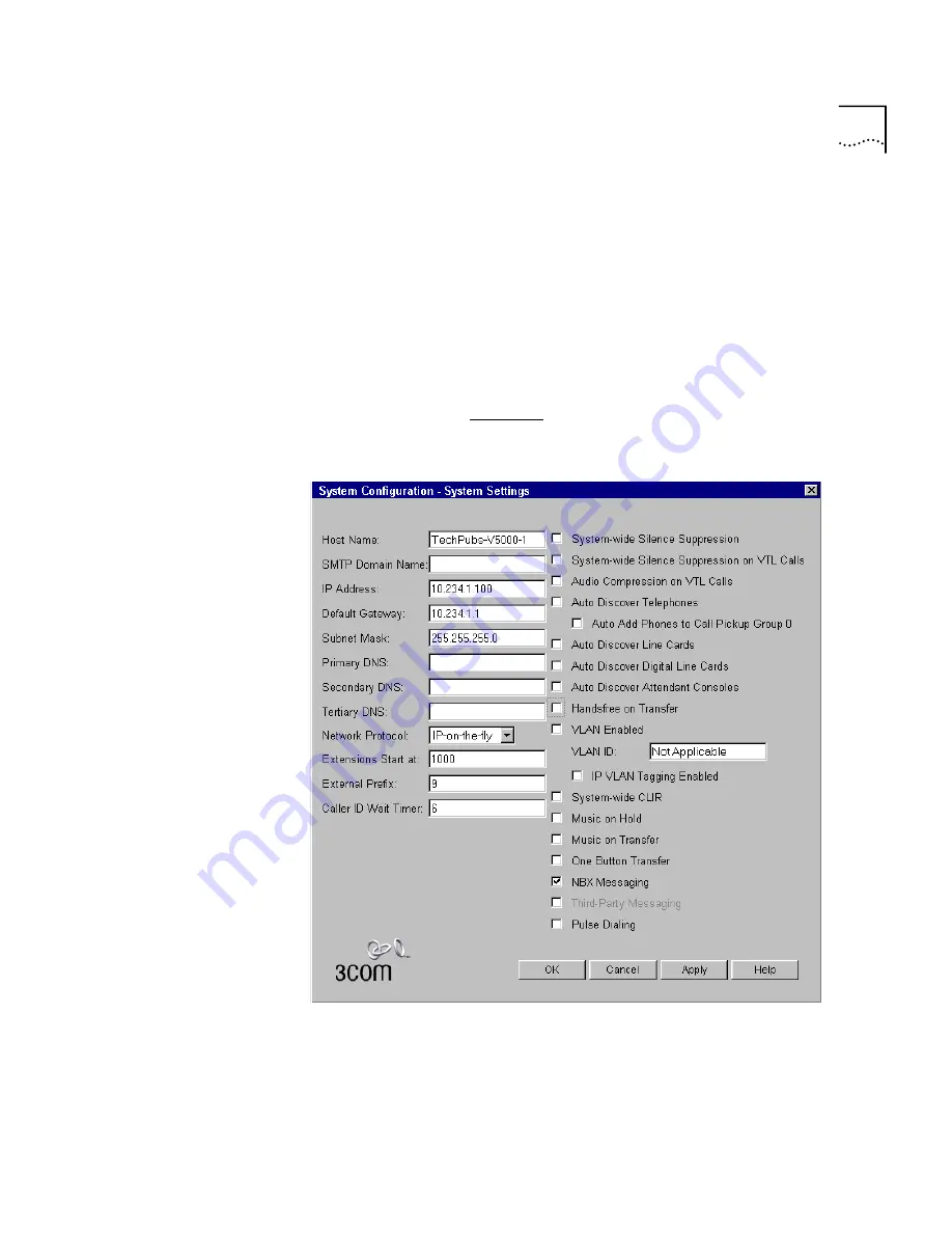 3Com SuperStack 3 NBX Administrator'S Manual Download Page 87