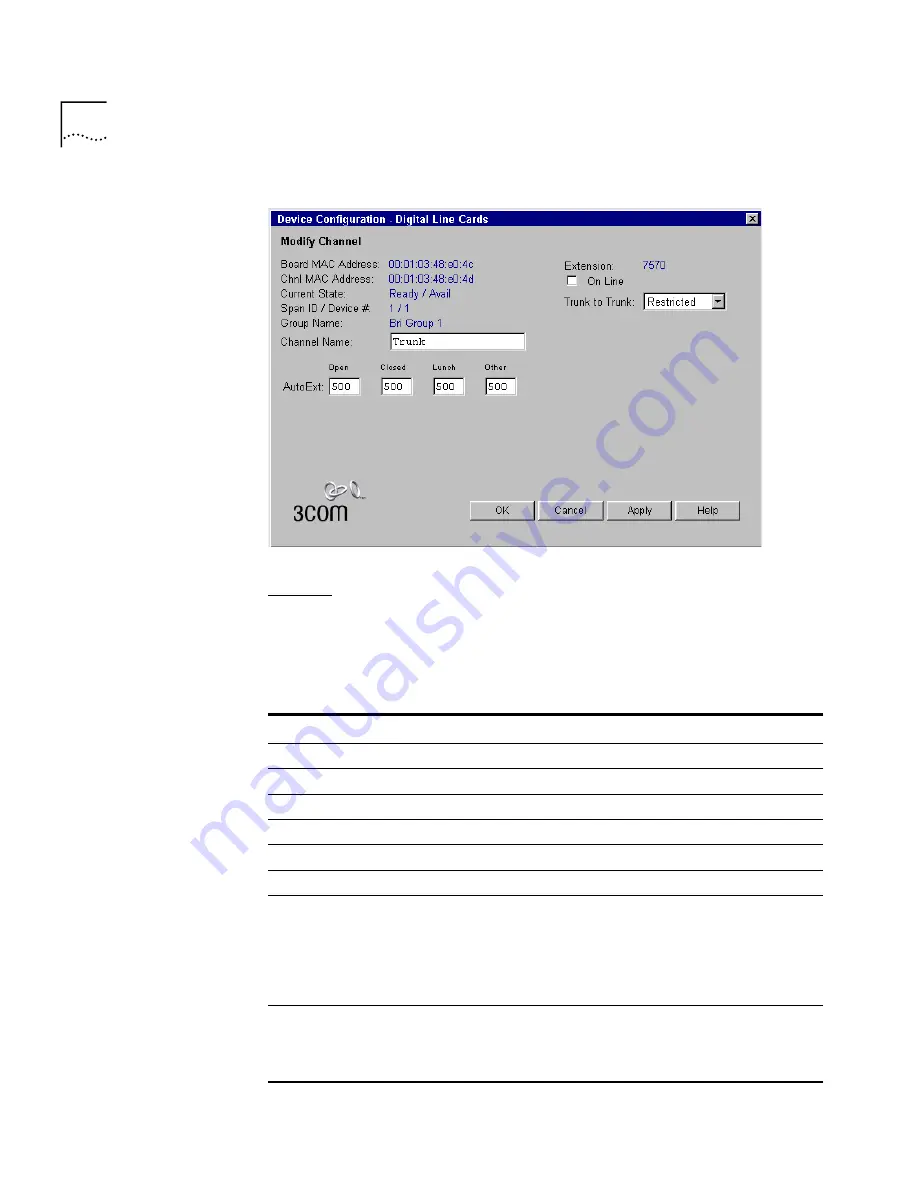 3Com SuperStack 3 NBX Administrator'S Manual Download Page 254