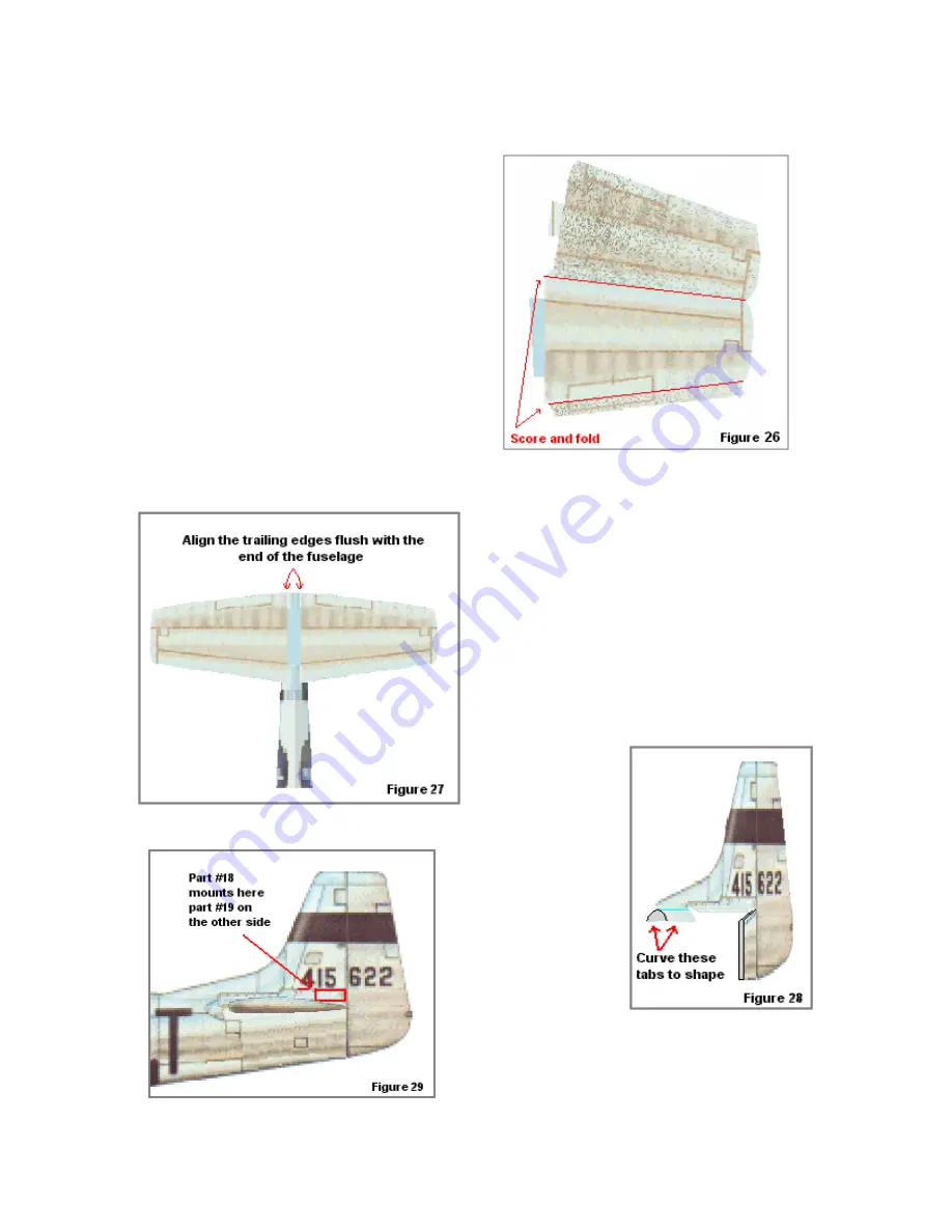 3D Creations North American P 51 D Mustang Assembly Instructions Manual Download Page 9