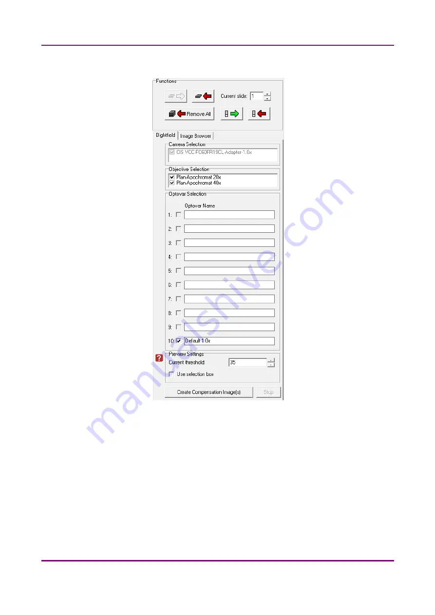 3D Histech Pannoramic 250 FLASH II User Manual Download Page 41