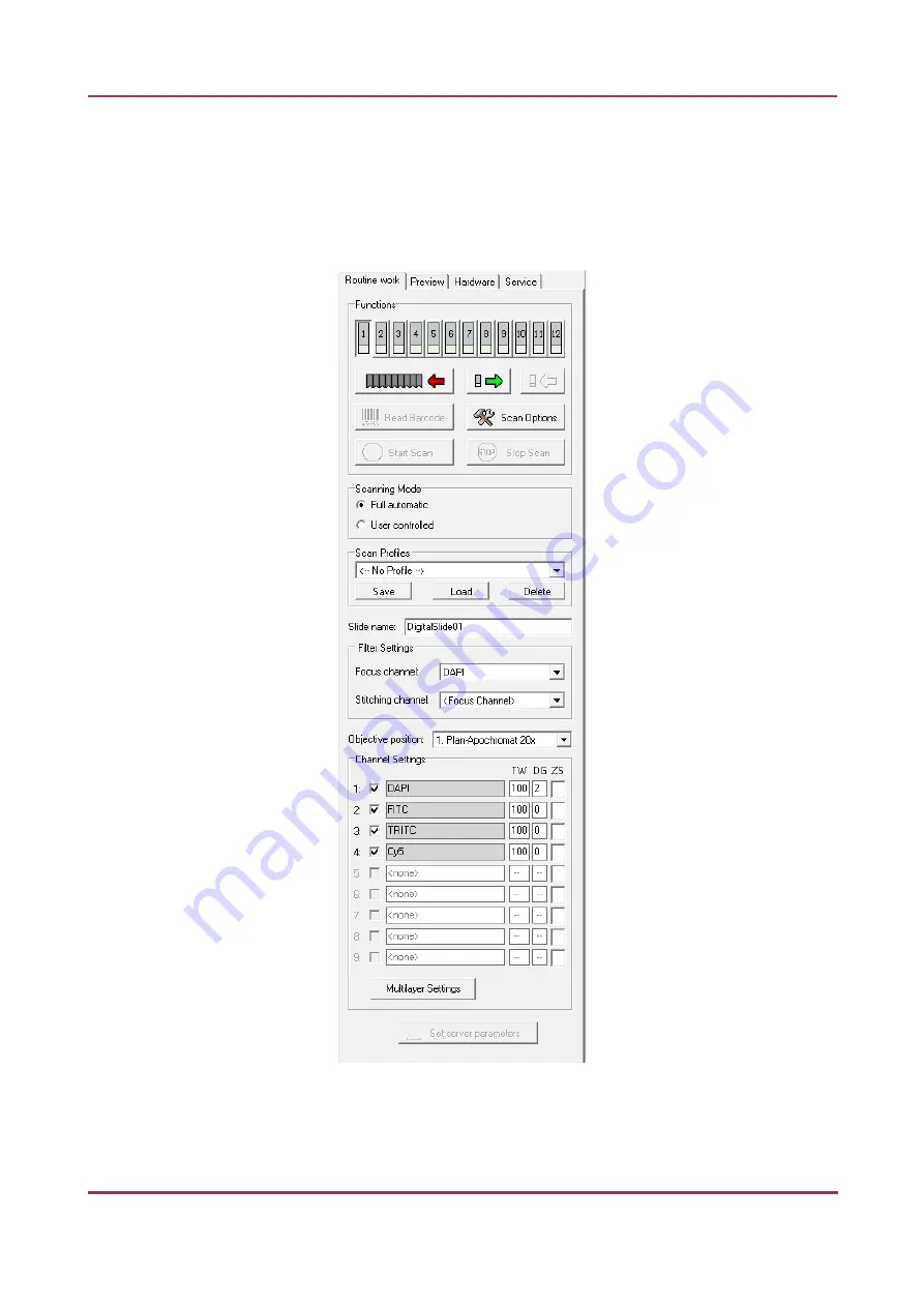 3D Histech Pannoramic MIDI User Manual Download Page 73