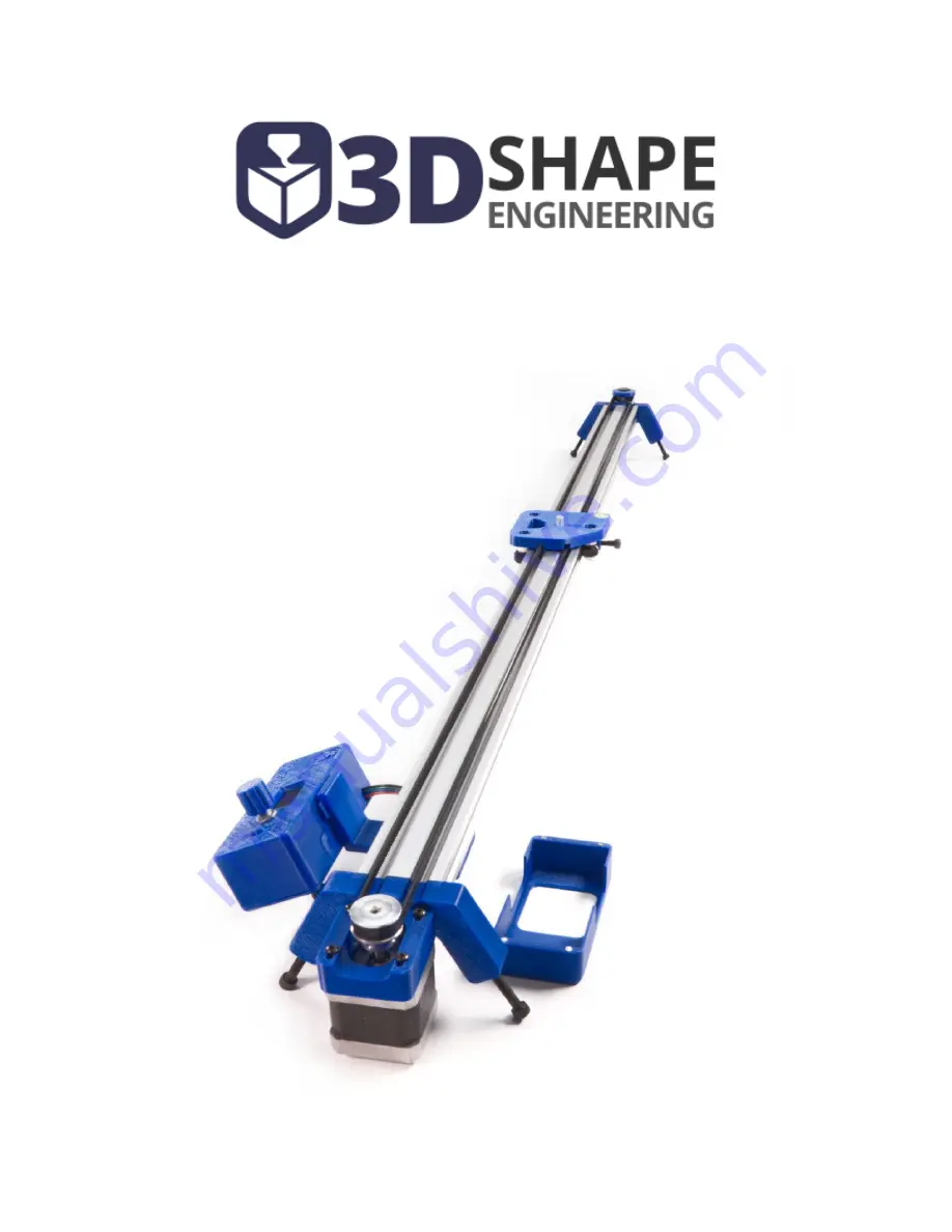 3D Shape Engineering Motorized Camera Slider v1 Documentation & Instrusctions Download Page 1