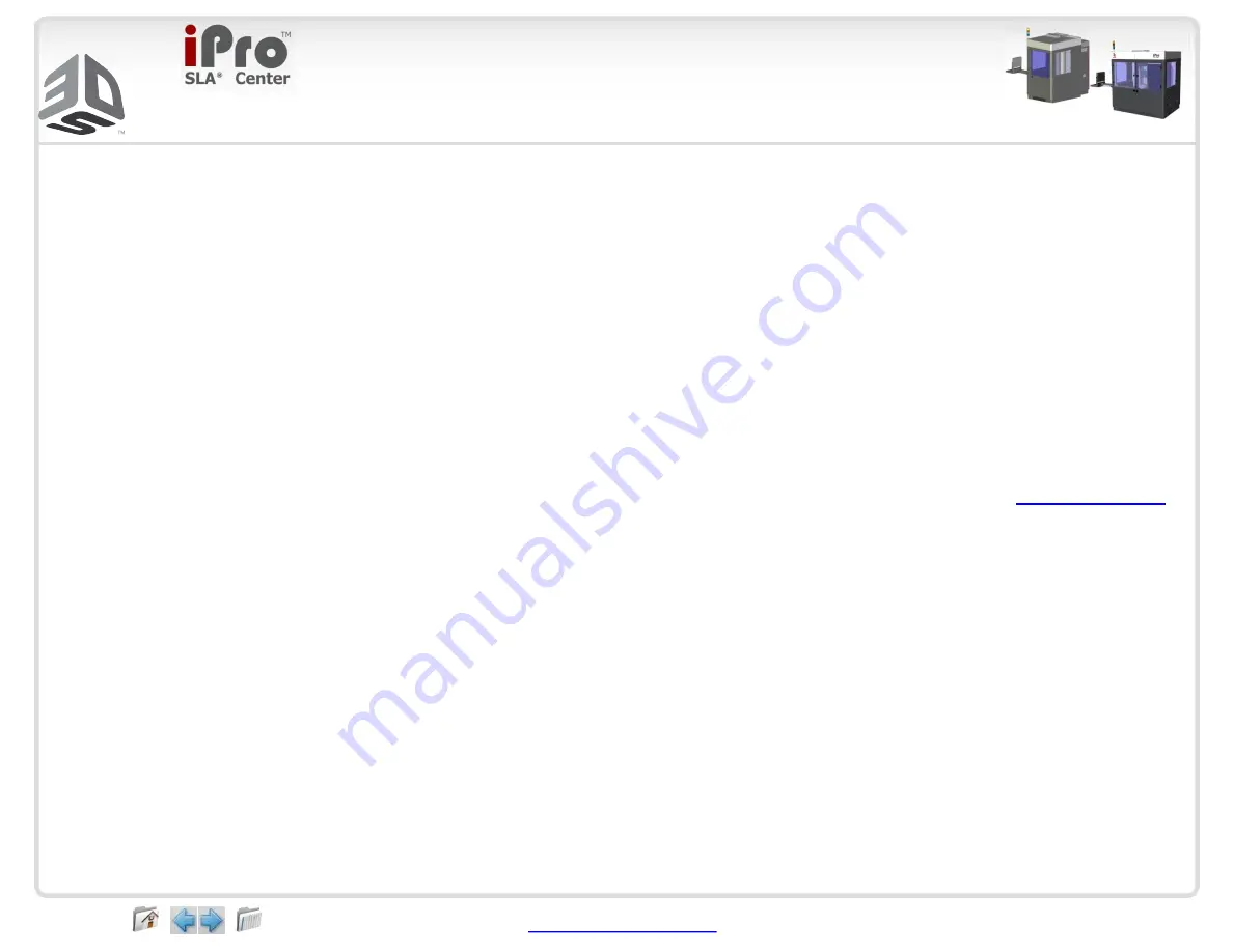 3D Systems iPro 8000 SLA Center User Manual Download Page 3