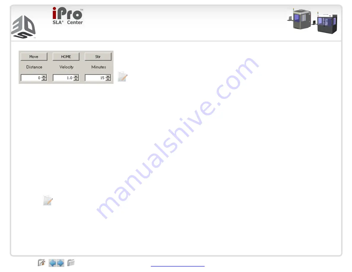 3D Systems iPro 8000 SLA Center User Manual Download Page 55