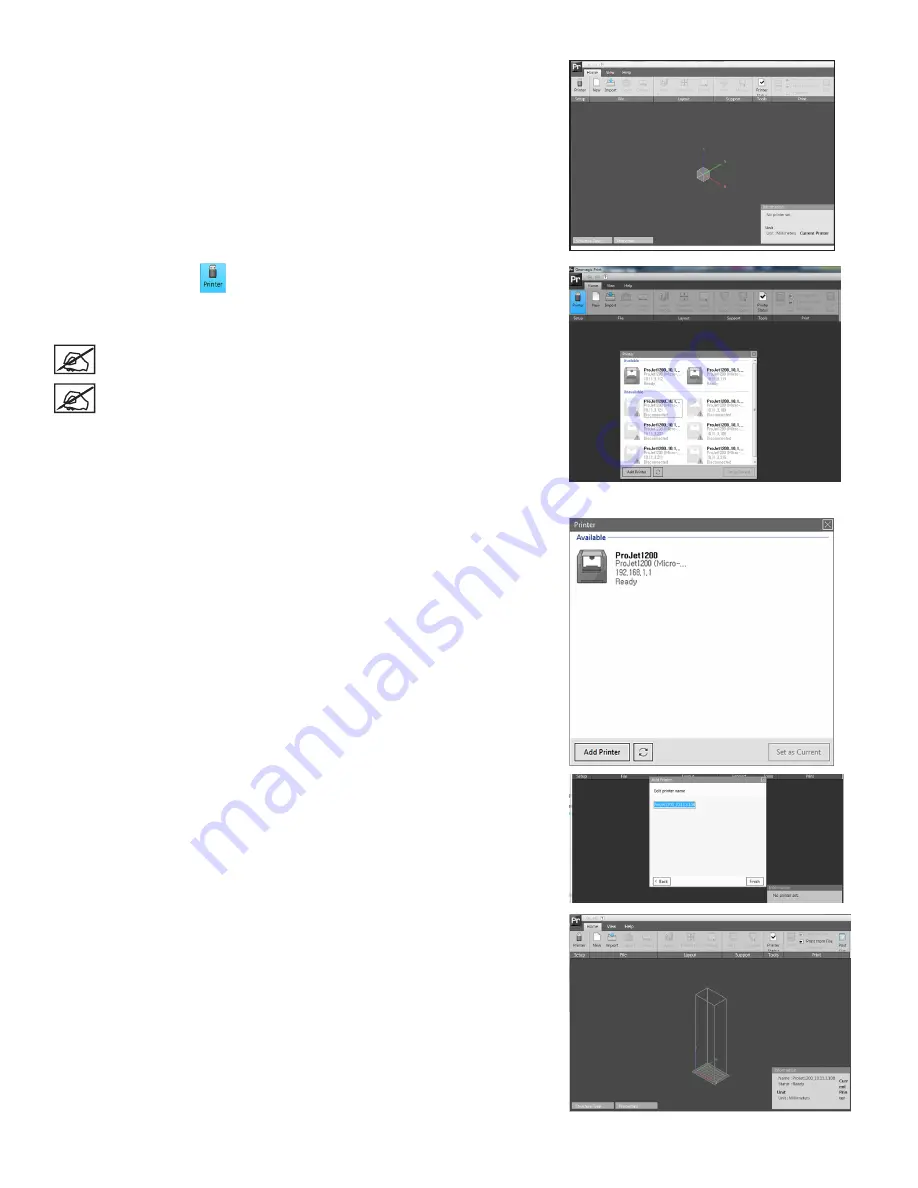 3D Systems ProJet 1200 User Manual Download Page 28