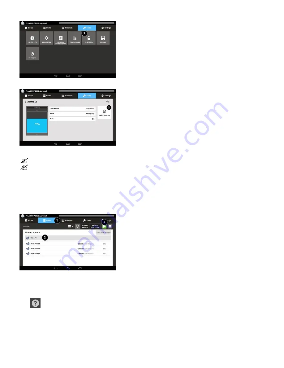 3D Systems projet mjp 2500 User Manual Download Page 31