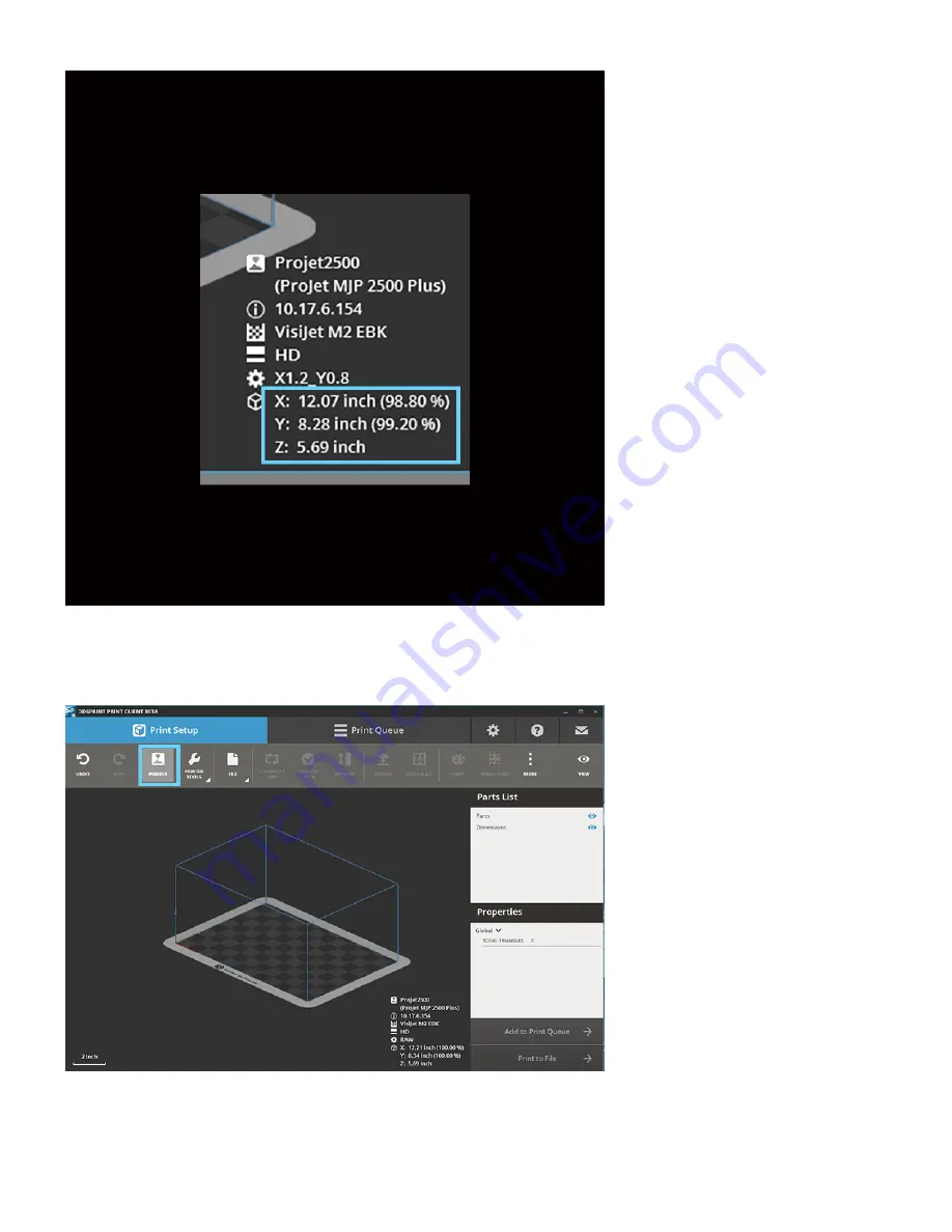 3D Systems projet mjp 2500 User Manual Download Page 75