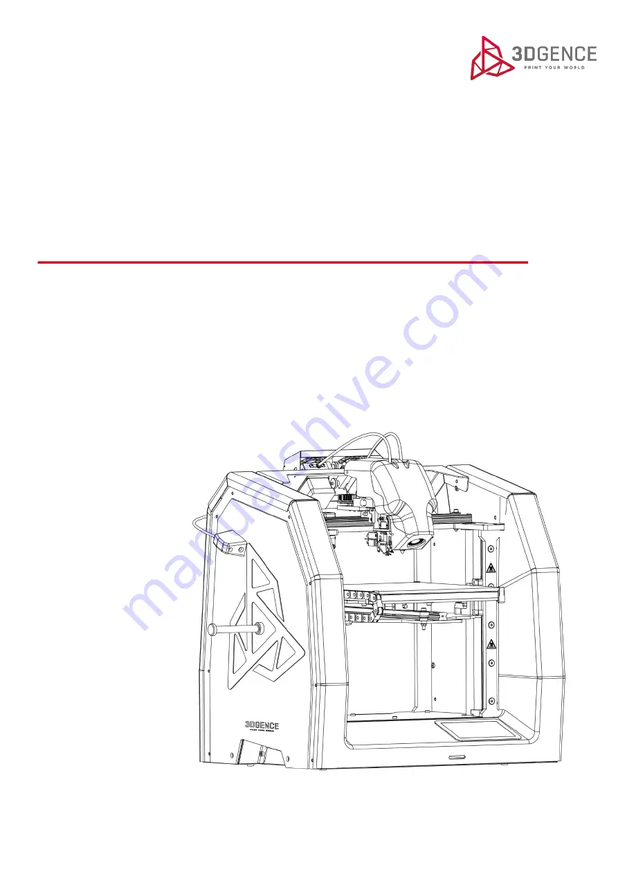 3DGence DOUBLE Service Manual Download Page 1