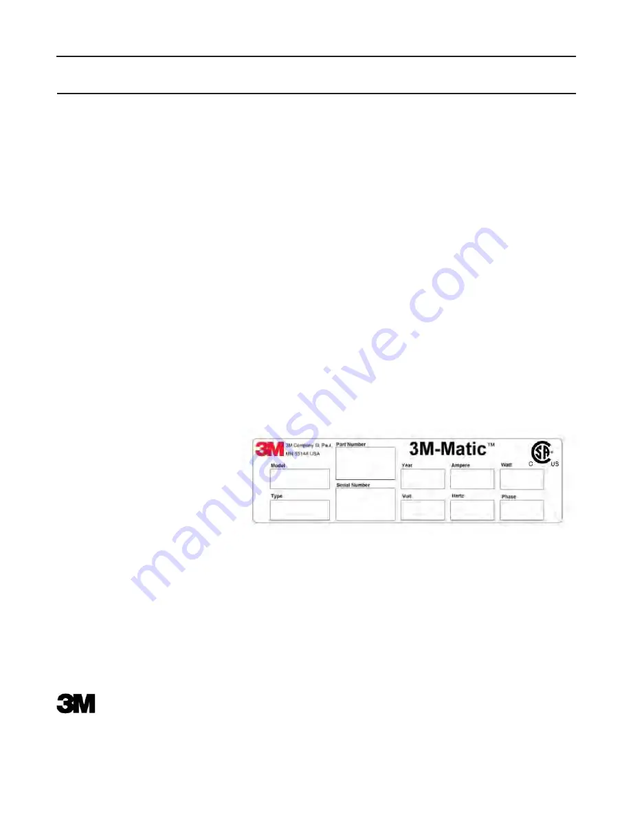 3M 3M MATIC A80F Скачать руководство пользователя страница 3