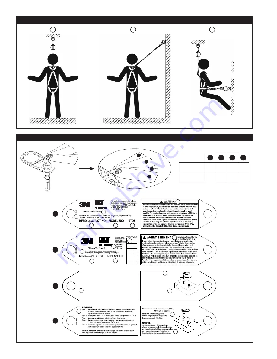 3M DBI-SALA 2100041 User Instructions Download Page 4