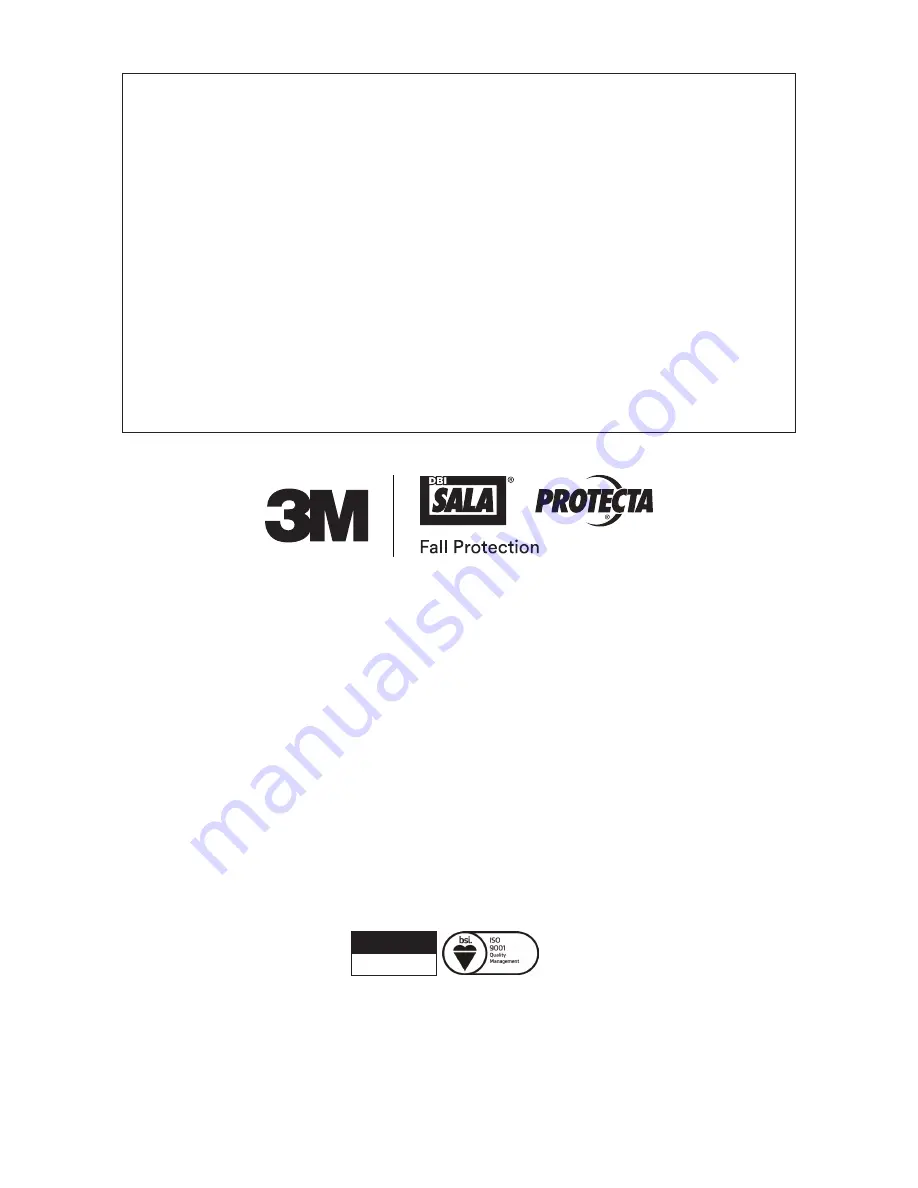 3M DBI-SALA 2100041 User Instructions Download Page 12