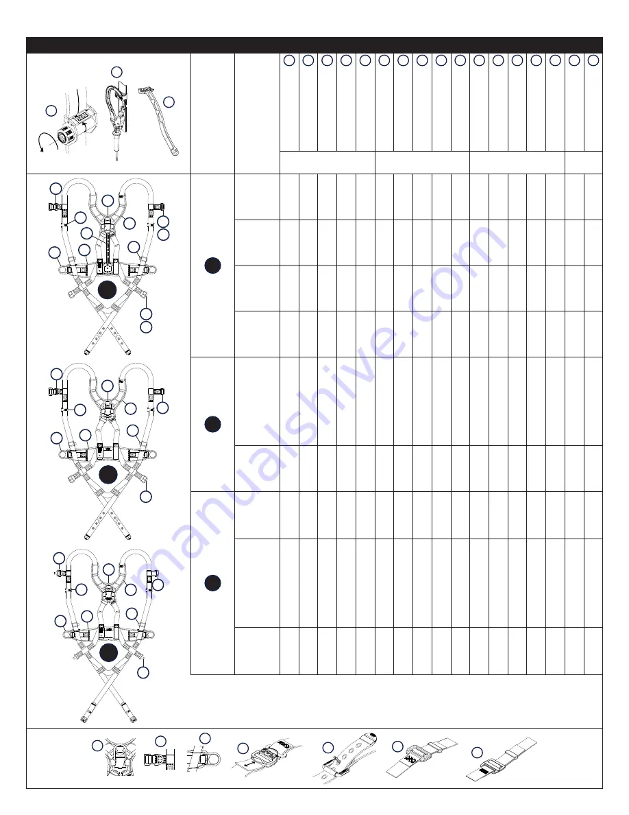 3M DBI SALA EXOFIT 1401000 User Instructions Download Page 2