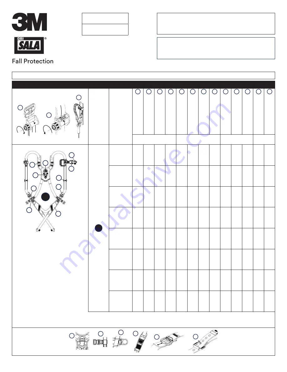 3M DBI SALA EXOFIT STRATA 1112475 Скачать руководство пользователя страница 1