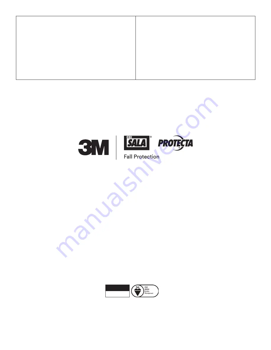 3M DBI SALA EXOFIT X300 User Instructions Download Page 40