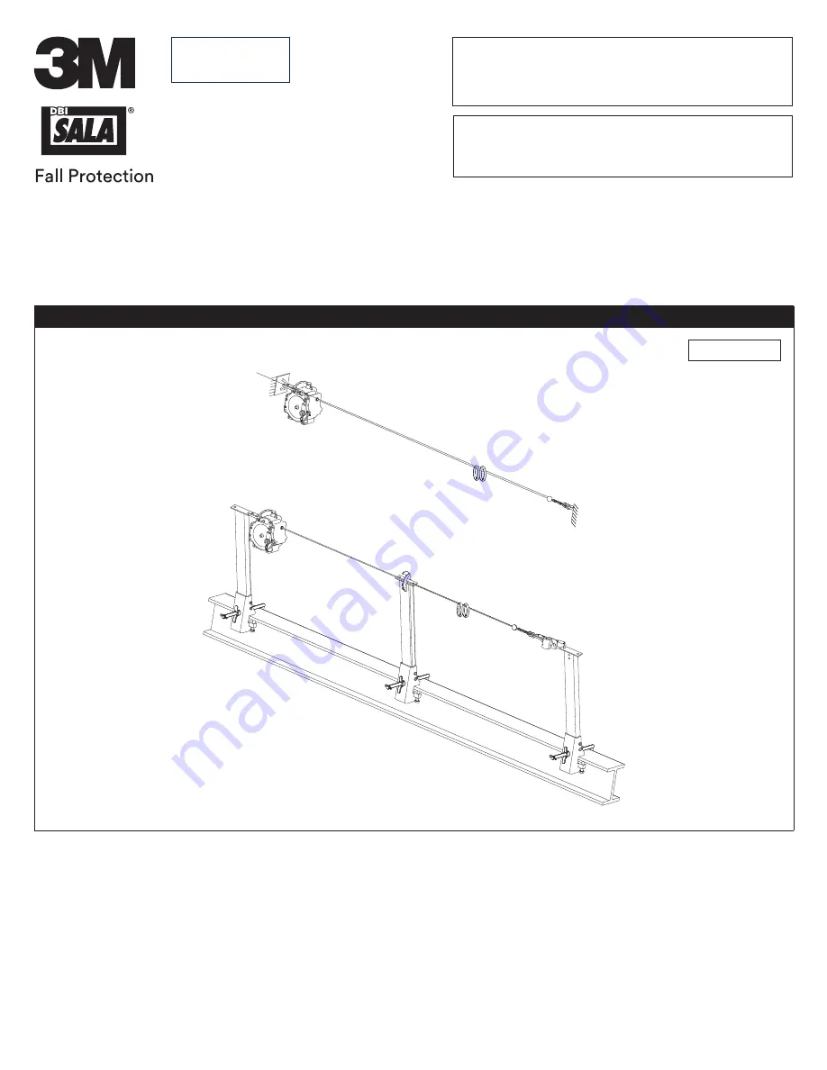 3M DBI SALA EZ-Line User Instruction Manual Download Page 1