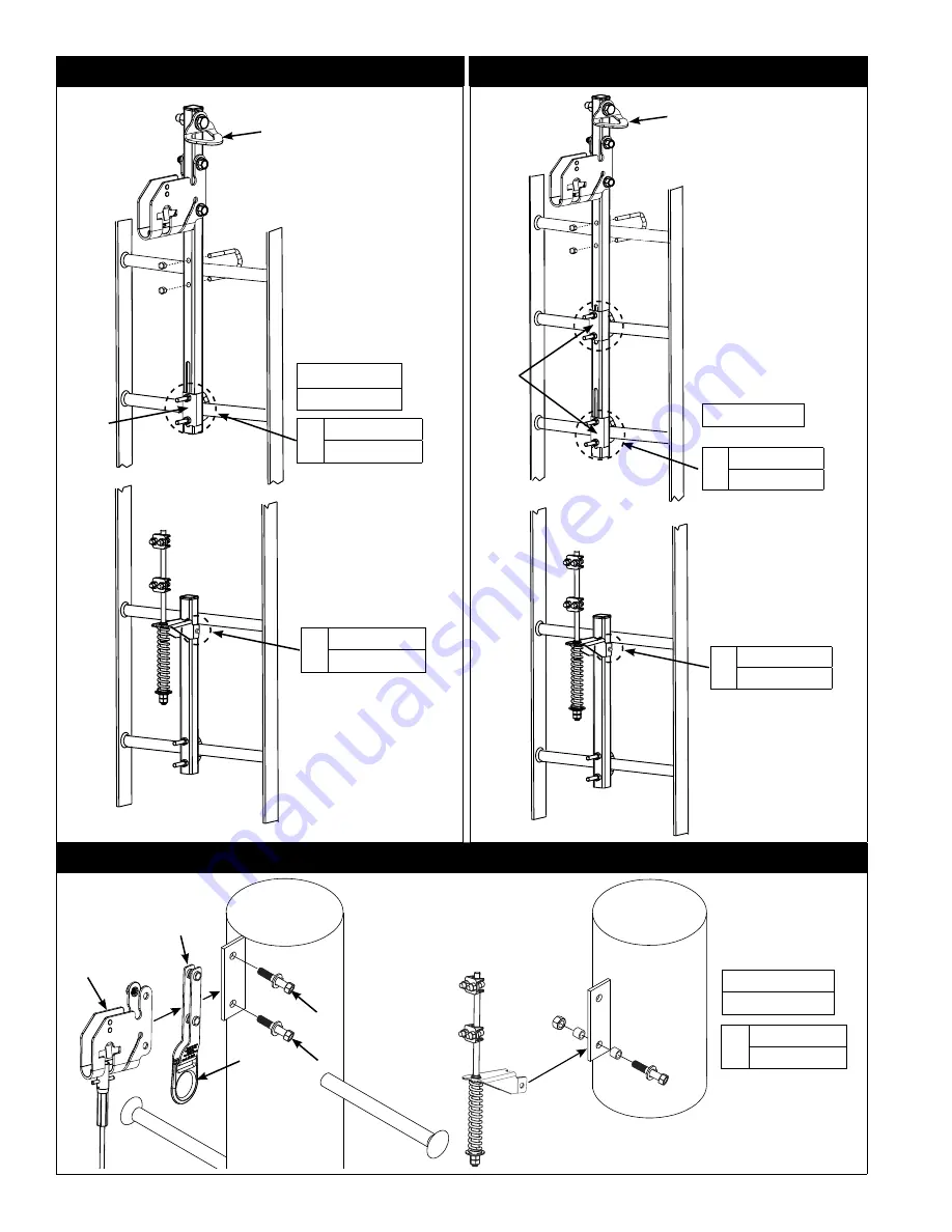 3M DBI-SALA LAD-SAF Installation Instructions Manual Download Page 2