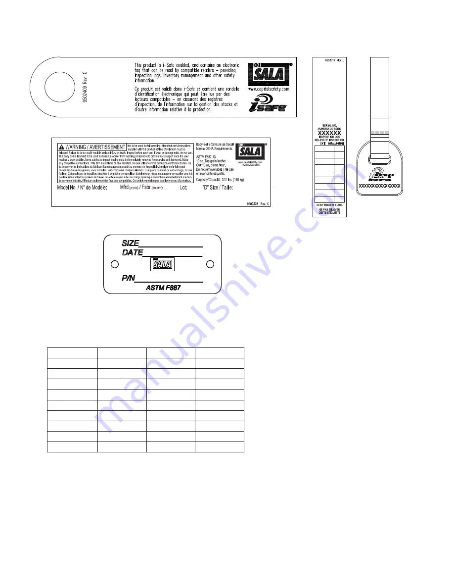 3M DBI SALA Lineman's Belt User Instruction Manual Download Page 16