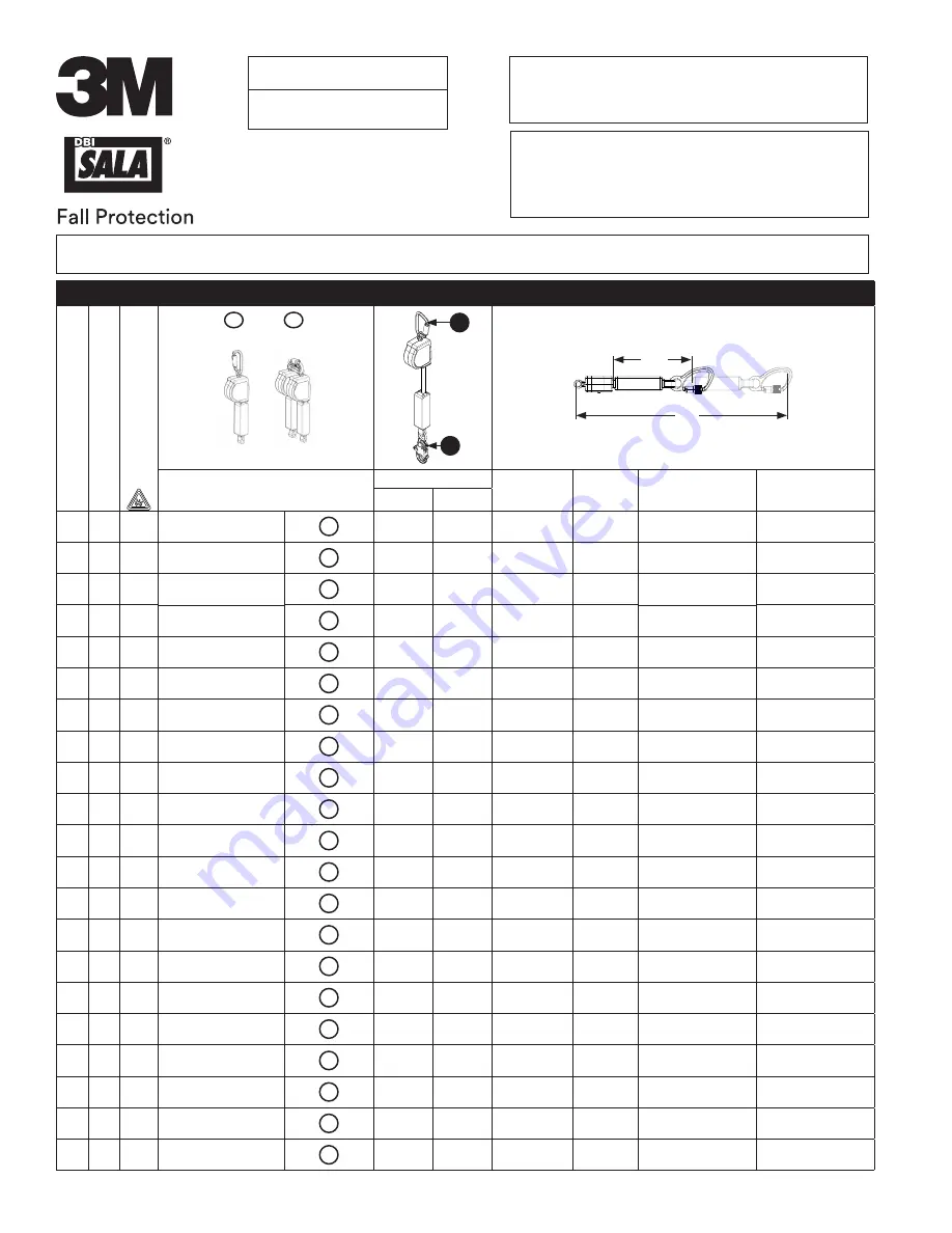 3M DBI SALA NANO-LOK 3101526 Скачать руководство пользователя страница 22