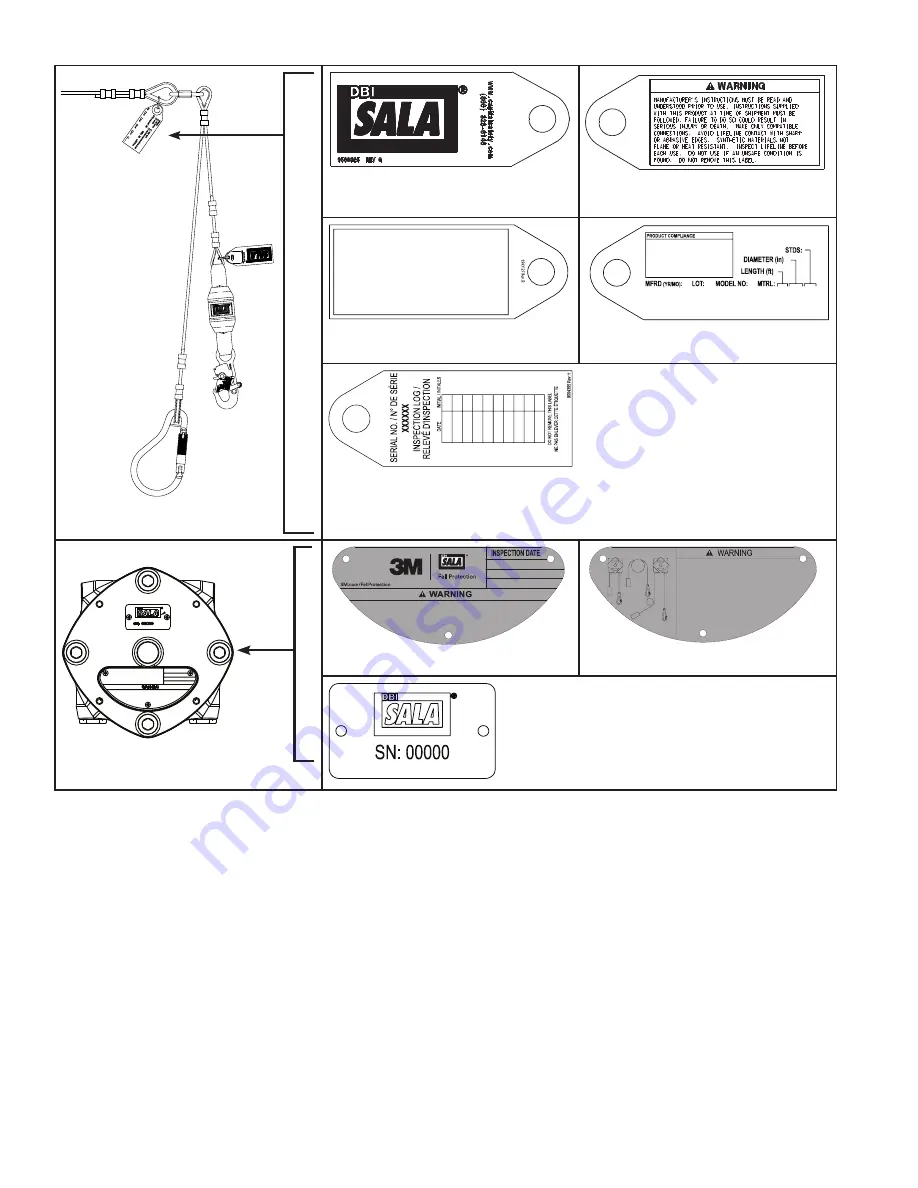 3M DBI SALA OSHA 1926.502(d)(12) Instruction Manual Download Page 10