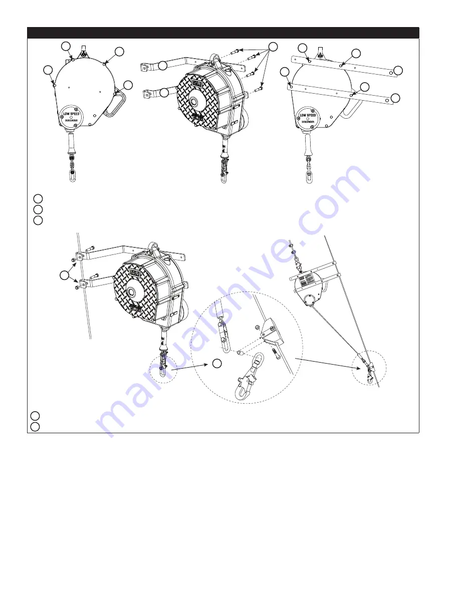 3M DBI SALA Rollgliss 115 Ft User Instruction Manual Download Page 6