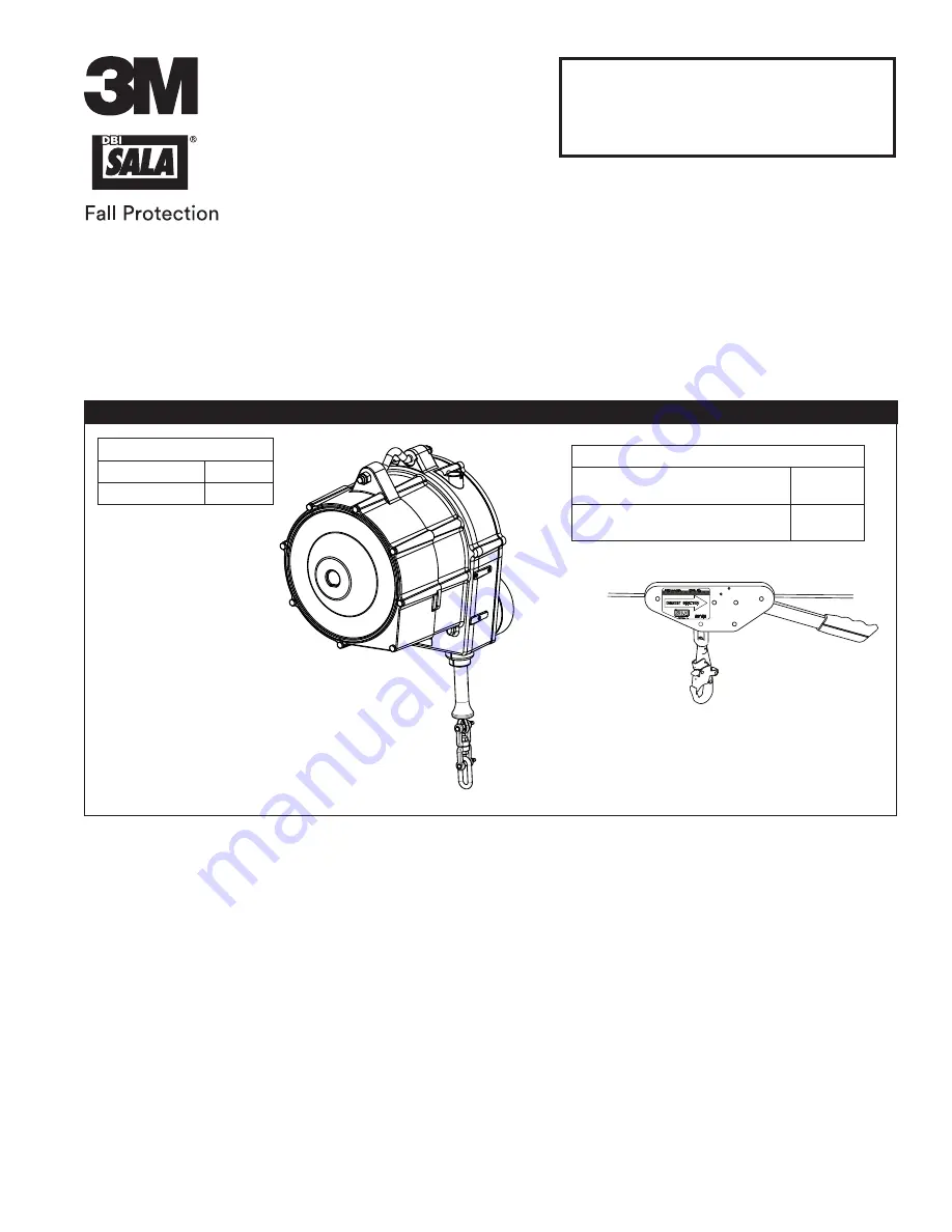 3M DBI-SALA Rollgliss 3303015 User Instruction Manual Download Page 1