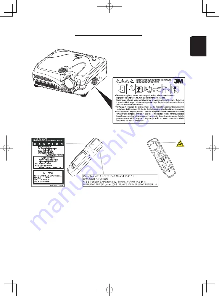 3M Digital Projector X75 Скачать руководство пользователя страница 9