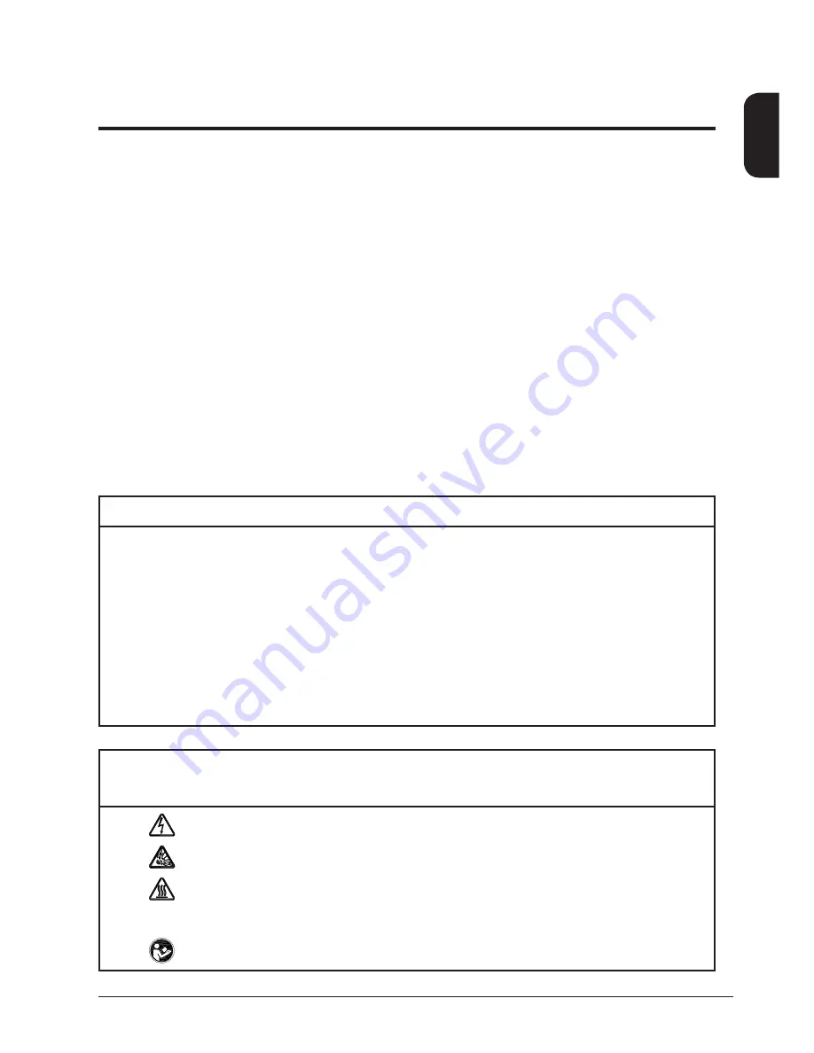 3M DX70 - Digital Projector XGA DLP Product Safety Manual Download Page 21