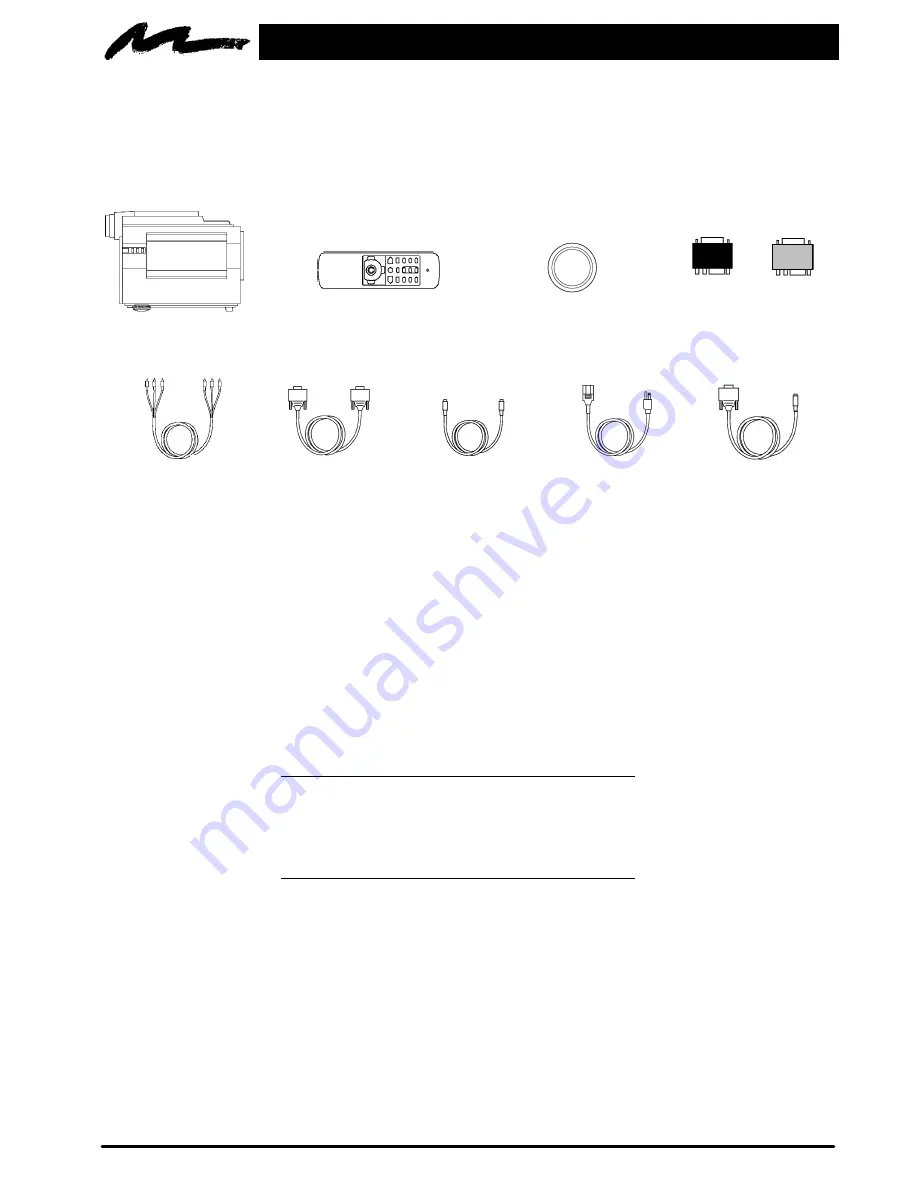 3M Multimedia Projector MP8650 Operator'S Manual Download Page 8