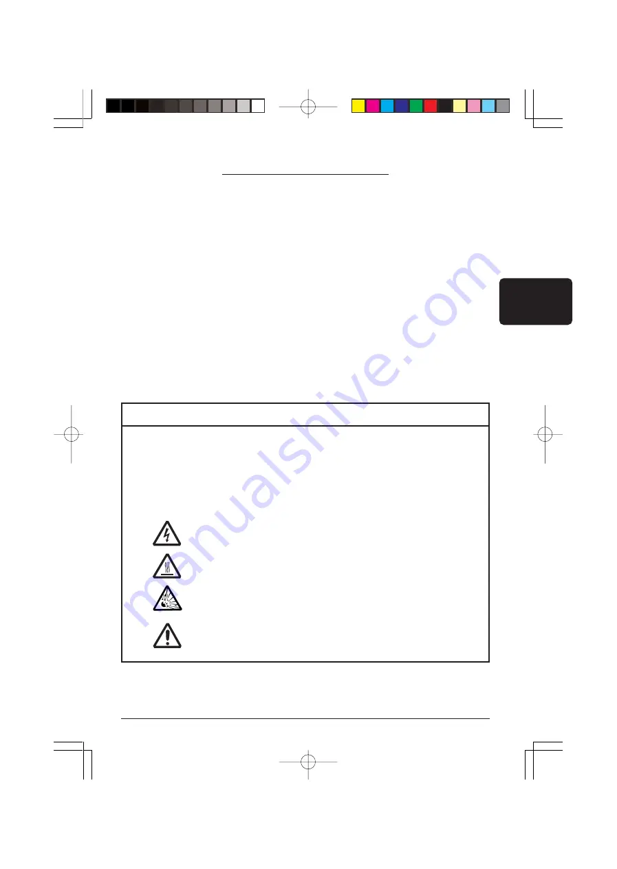 3M Multimedia Projector S20 Safety Manual Download Page 23