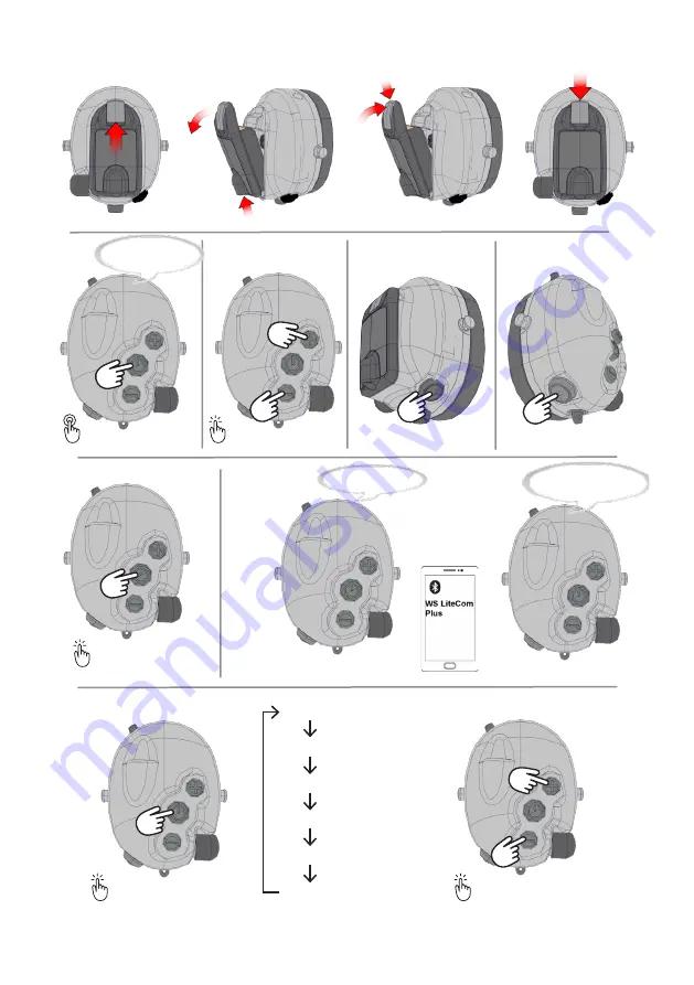 3M PELTOR WS MT73H74610WS6NA Series Manual Download Page 5