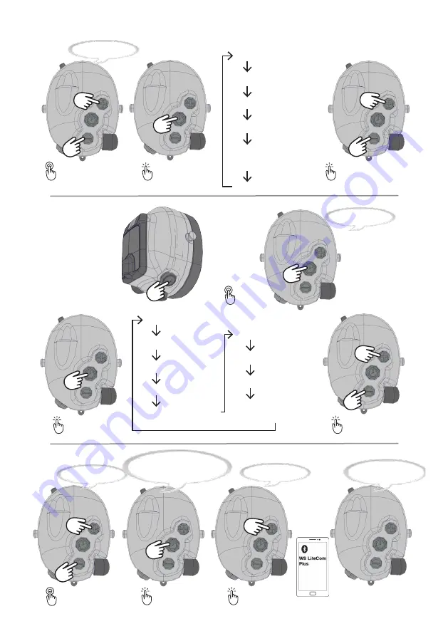 3M PELTOR WS MT73H74610WS6NA Series Manual Download Page 8