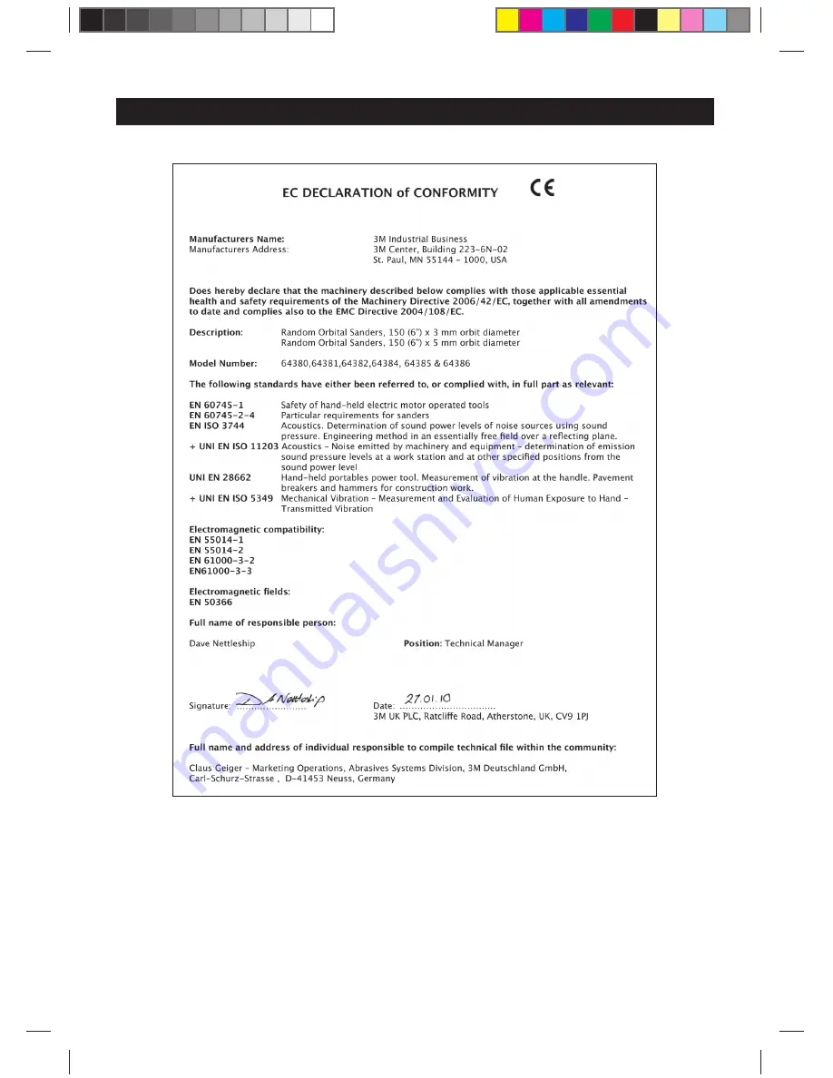 3M PN 64380 Manual Download Page 20