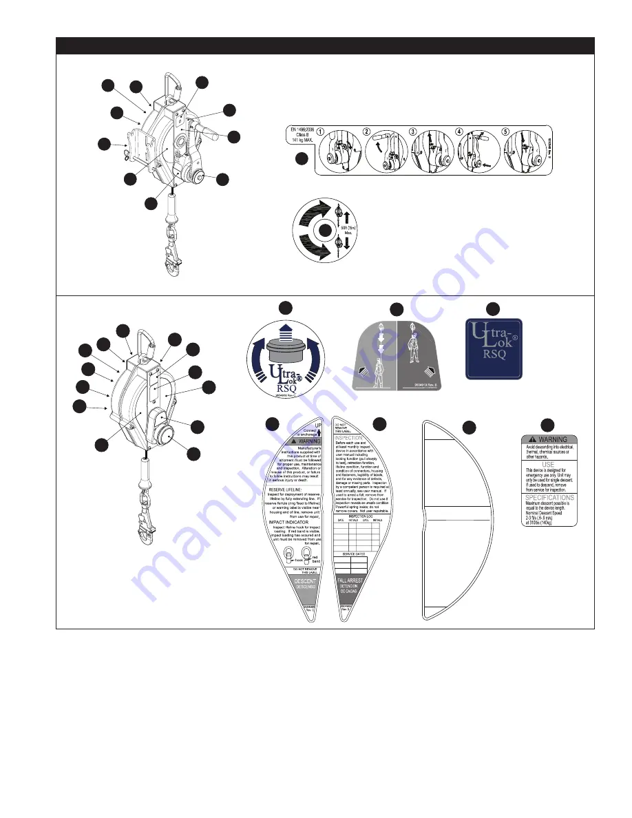 3M PROTECTA 3503882 User Instructions Download Page 21