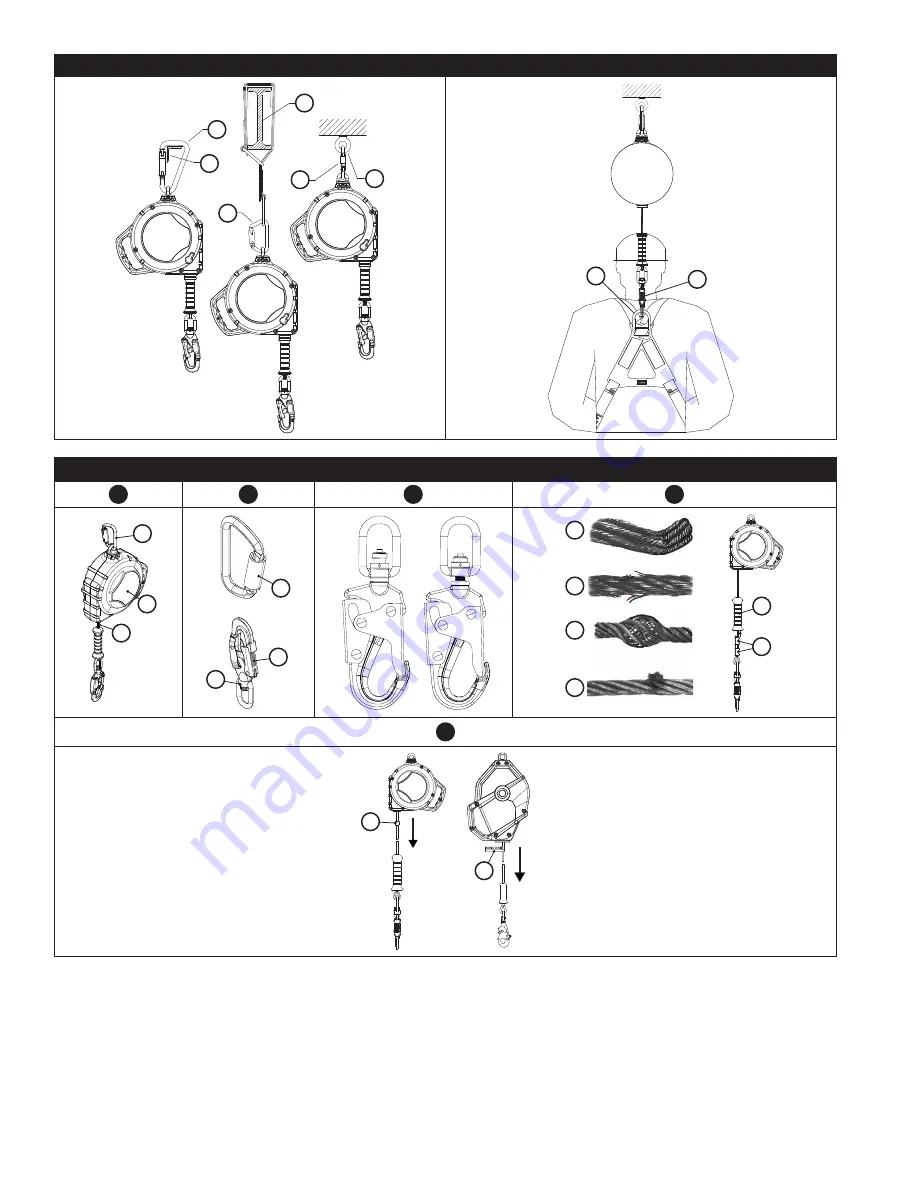 3M PROTECTA 3590500 User Instructions Download Page 60