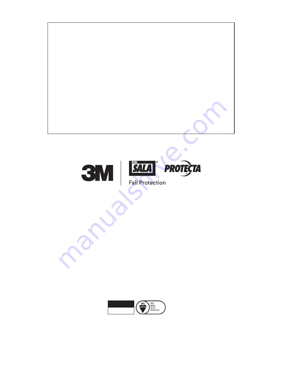 3M Protecta Carros AM401G User Instruction Manual Download Page 60