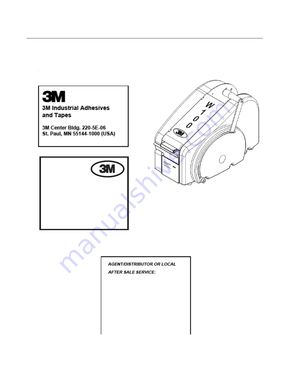 3M W100 Скачать руководство пользователя страница 15