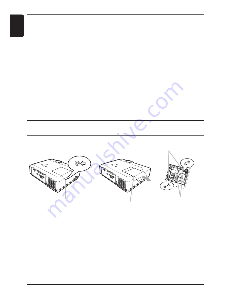 3M X66 - Digital Projector XGA LCD Product Safety Manual Download Page 12