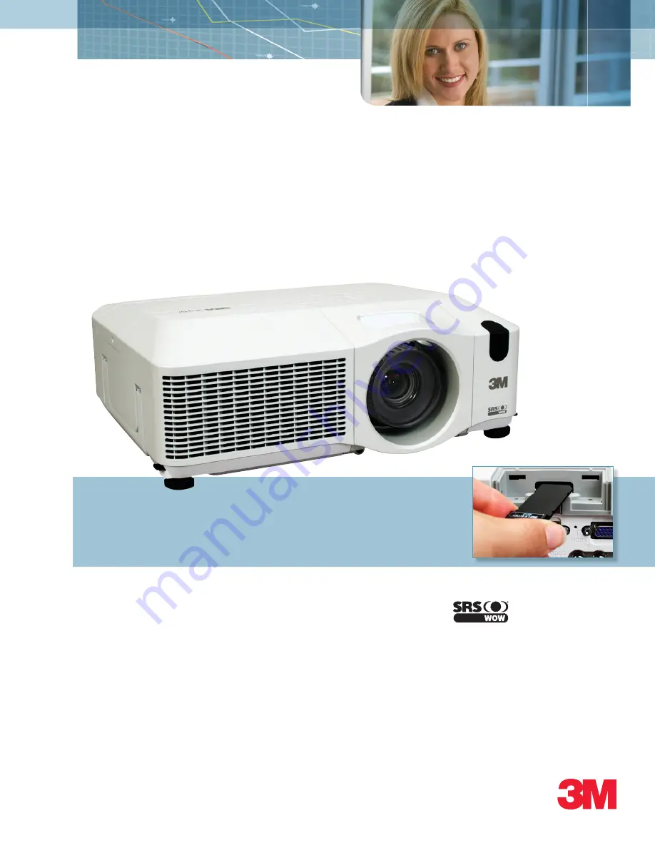 3M X95I - Digital Projector XGA LCD Скачать руководство пользователя страница 1