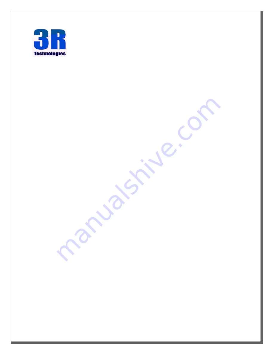 3R Technologies Brans200 User Manual Download Page 1