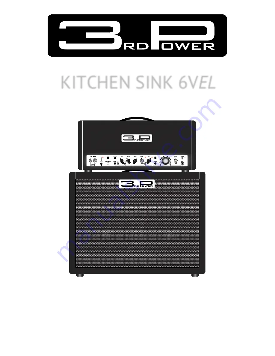 3rd Power Kitchen Sink 6VEL Скачать руководство пользователя страница 1