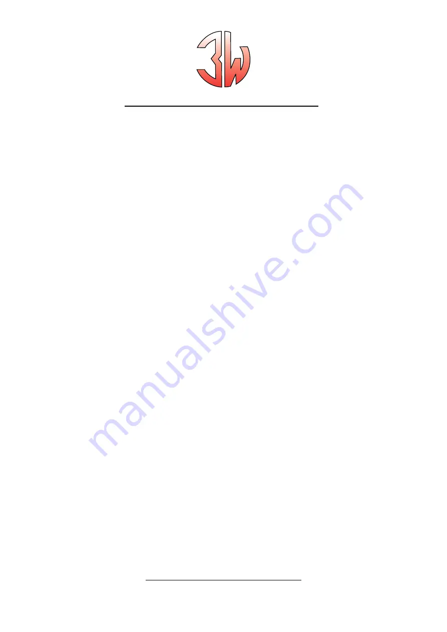 3W 85XI Series Manual Download Page 6