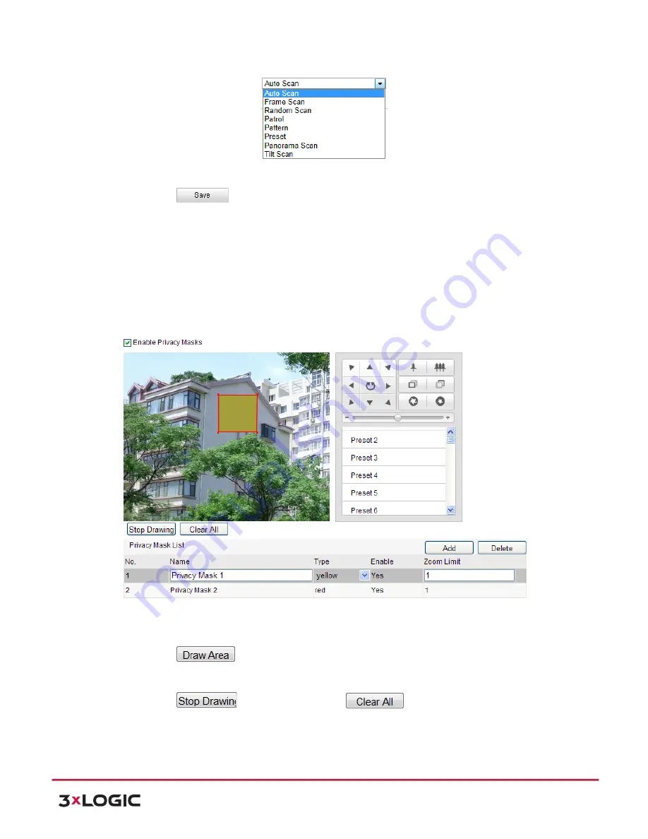 3xLogic VSX-PTZ-2MP-EXT User Manual Download Page 32