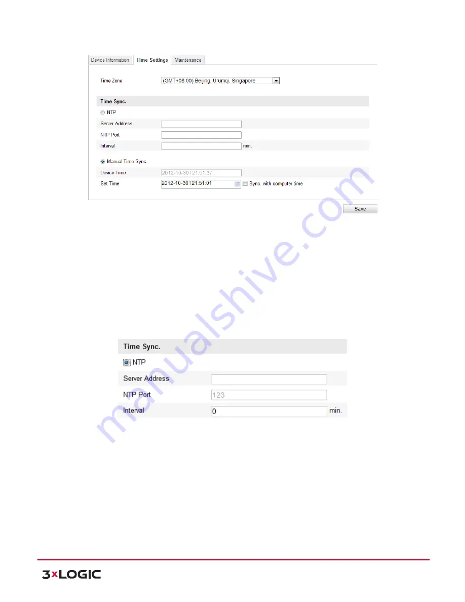 3xLogic VSX-PTZ-2MP-EXT User Manual Download Page 37