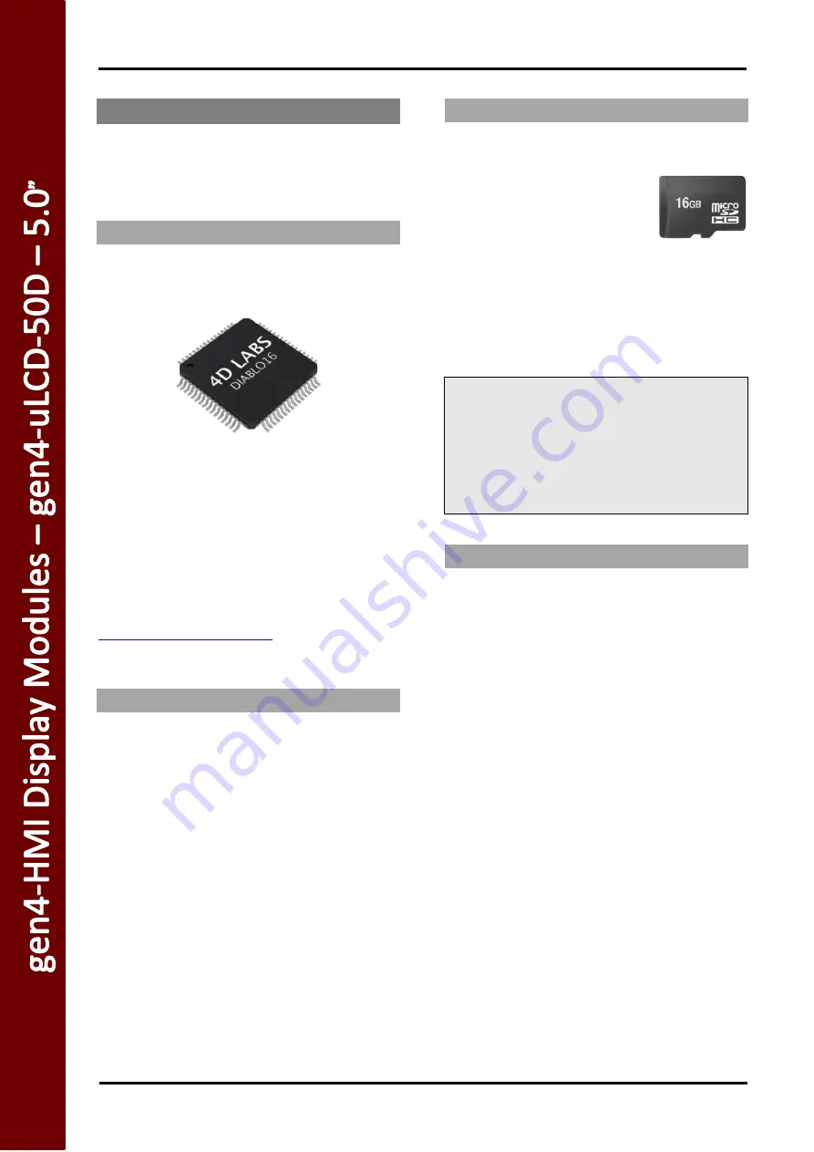 4D systems gen4-HMI Series Datasheet Download Page 13