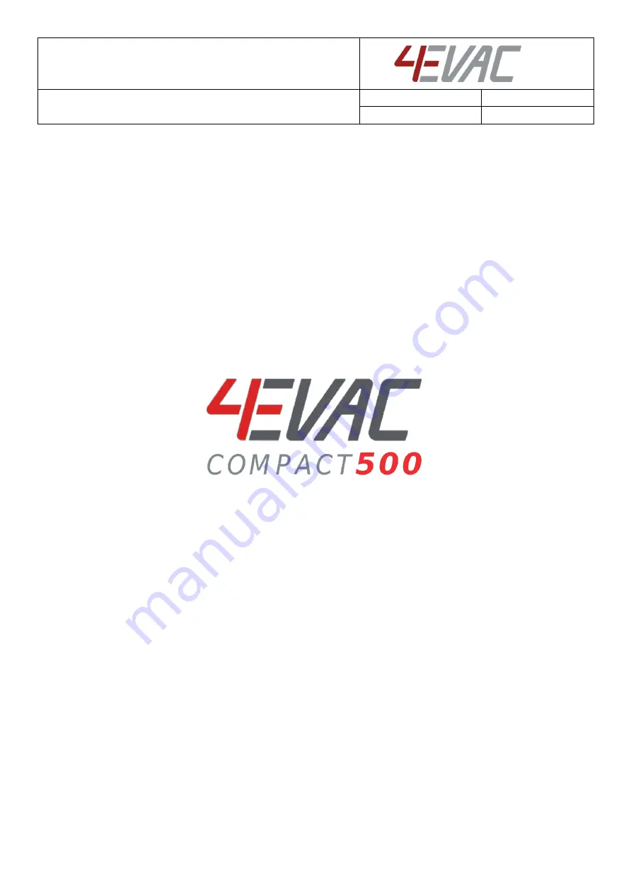 4EVAC 4E-FM Installation And User Manual Download Page 12